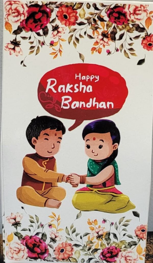 10 chocolates with Rakhi